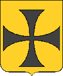 D'or à la croix pattée de
sable