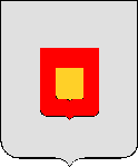 D'argent, sur le tout de
gueules, sur le tout du tout d'or