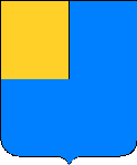 D'azur au franc-quartier
d'or