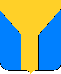 D'azur au gousset d'or