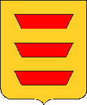 D'or aux trois hamaides de
gueules