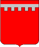 De gueules au lambel à cinq
pendants d'argent