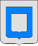 D'argent à l'orle d'azur