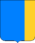 D'azur au pal senestré d'or